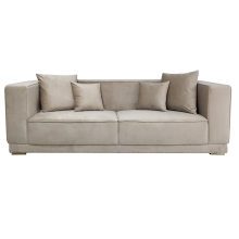 Modern Living room upholstered couch high elastic sponge home furniture 3 seater sofa